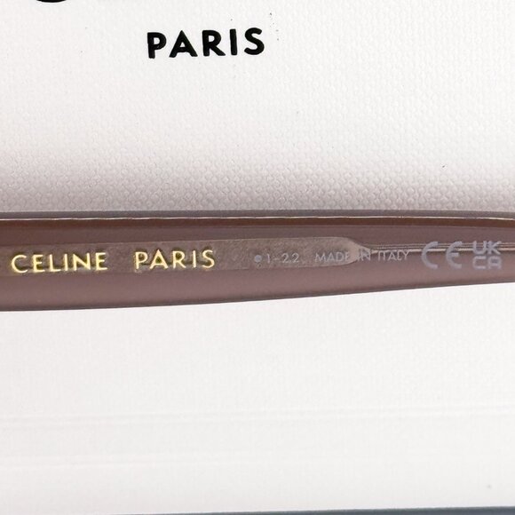 NEW CELINE CL50100I 045 WOMEN SHINY HAZELNUT EYEGLASSES CELINE - Picture 11 of 13
